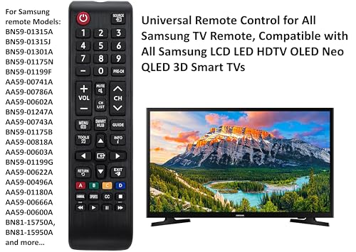 Elekpia Universal Remote Control for Samsung TV Remote, Replacement for All Samsung LCD LED HDTV 3D Smart TVs - Image 3