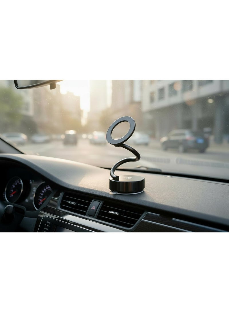 ZOOM PLUS FLEXI MagSafe Vacuum Magnetic Phone Holder – 360° Adjustable Flexible Arm, Strong Suction Base, Secure Magnetic Grip for Car, Desk & Home - Image 2