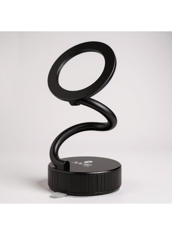 ZOOM PLUS FLEXI MagSafe Vacuum Magnetic Phone Holder – 360° Adjustable Flexible Arm, Strong Suction Base, Secure Magnetic Grip for Car, Desk & Home - Image 3