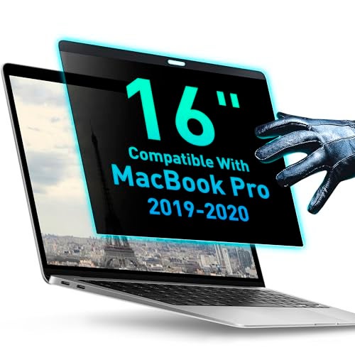 VINTEZ Magnetic Privacy Screen Compatible with MacBook Pro 16" 2019, 2020 Anti-Blue Light Laptop Screen Protector Filter Blue Light Blocking Filter - Image 1