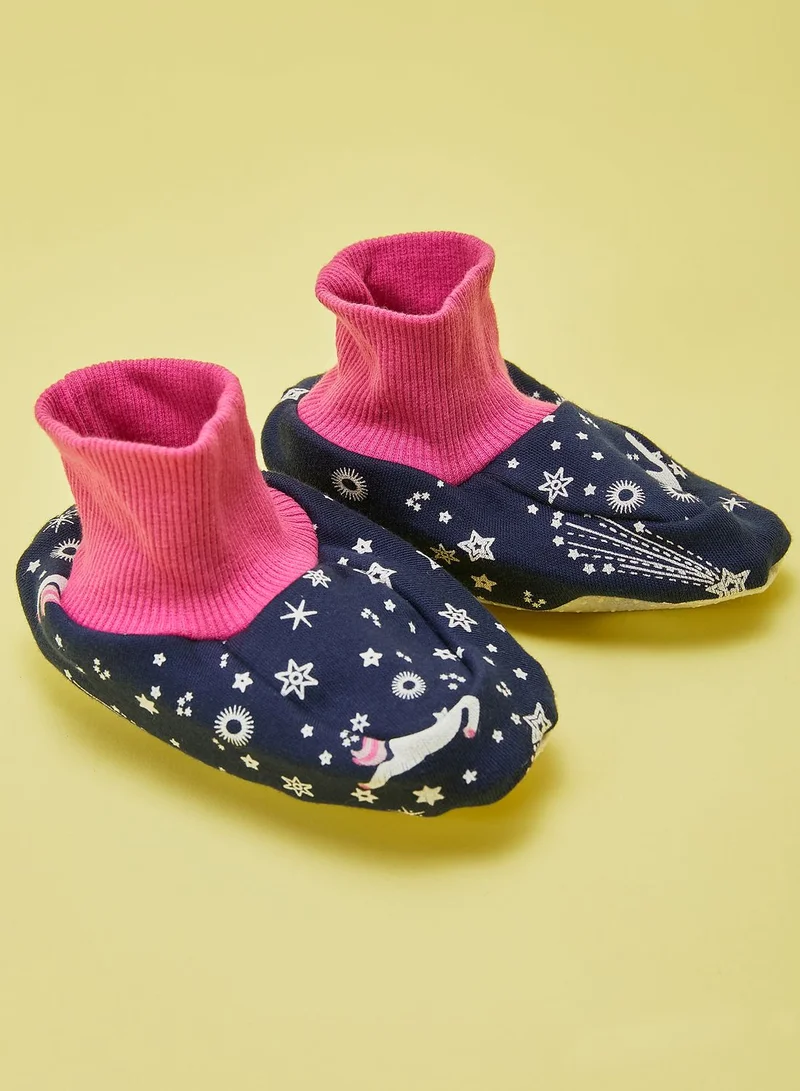 JoJo Maman Bebe Unicorn Printed Sleep Snuggler 2.5 Tog