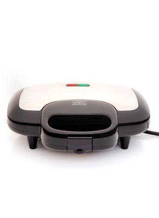 Waffle Maker 700 Watt,  Double-Sided Heating, Easy-Clean Non-Stick Coating ,Portable and Safe Cooking Companion, Light Indicator, MT-WM204, Silver/ Black - pzsku/Z2B9AF2EA1A2E7E6C9829Z/45/_/1731327047/9ee750a4-7000-4fe4-b92b-fe605bef5179