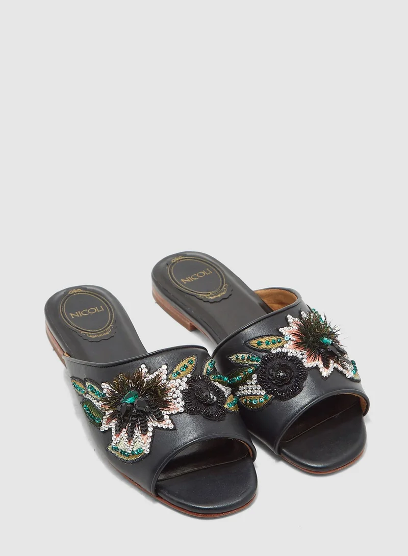 Nicoli Fabrizia Flat Sandals