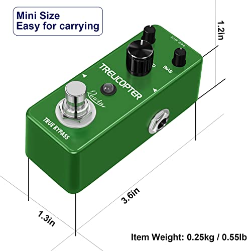 Rowin Trelicopter Effects Guitar Tremolo Pedal - Image 5