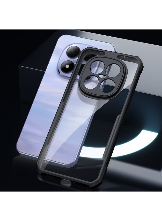 إكسوند غطاء لهاتف شاومي ريدمي نوت 15 برو 5G وشاومي بوكو M8 5G، تصميم حماية لعدسة الكاميرا، إطار مقاوم للصدمات من مادة TPU مع ظهر PC، نحيف وخفيف، مقاوم للاصفرار للاستخدام اليومي. - Image 5