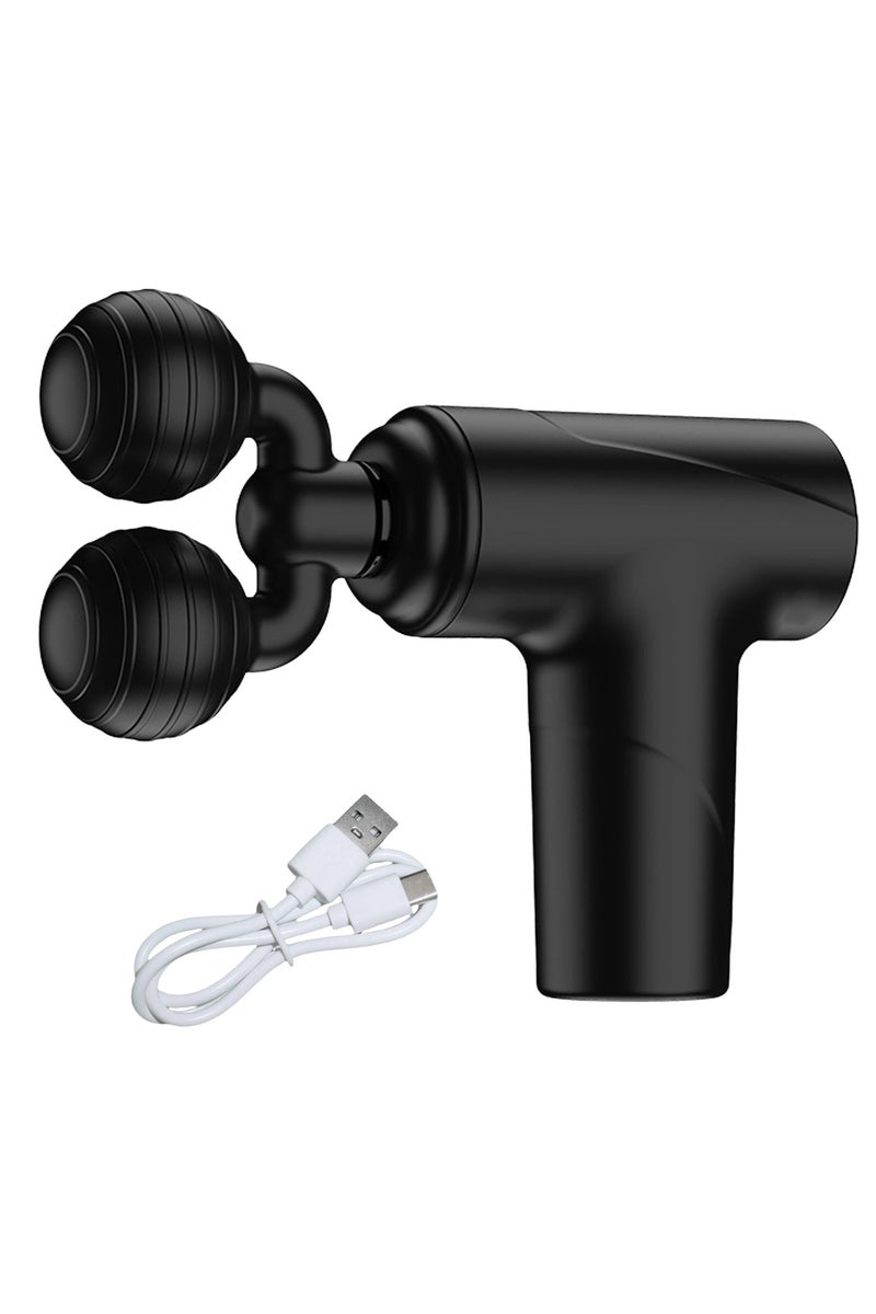ACYYH Dual Head Massage Gun Body Massager Deep Tissue Fascia Gun Chargeable Muscle Quiet Fascia Gun For Pain Relief Deep Muscle Relax - Image 1