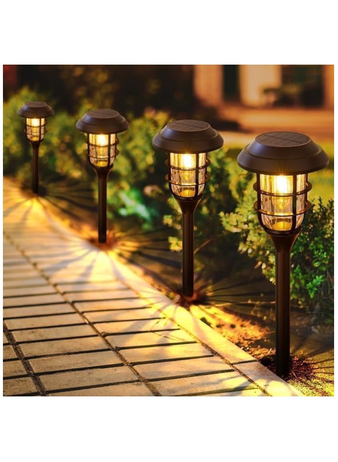Generic Led Solar Pathway Lights Outdoor, 8 Pack Bright Solar Lights Outdoor, IP65 Waterproof Auto On/Off Solar Garden Lights Solar Powered Landscape Lighting for Yard Patio Walkway Driveway  - Image 2