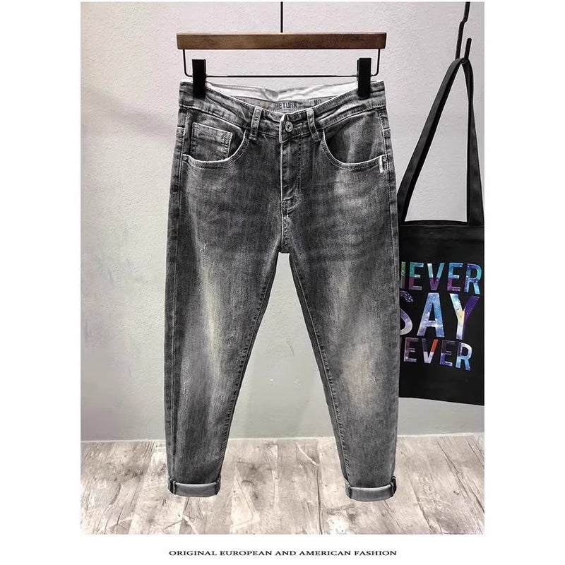 Unisex Casual Daily Denim Jeans - Image 4