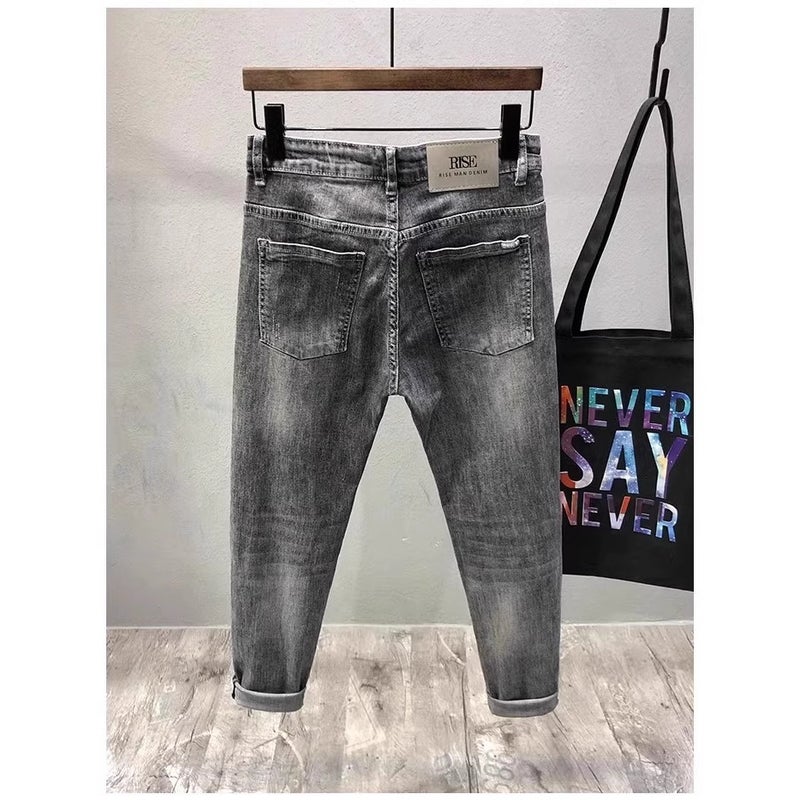 Unisex Casual Daily Denim Jeans - Image 3