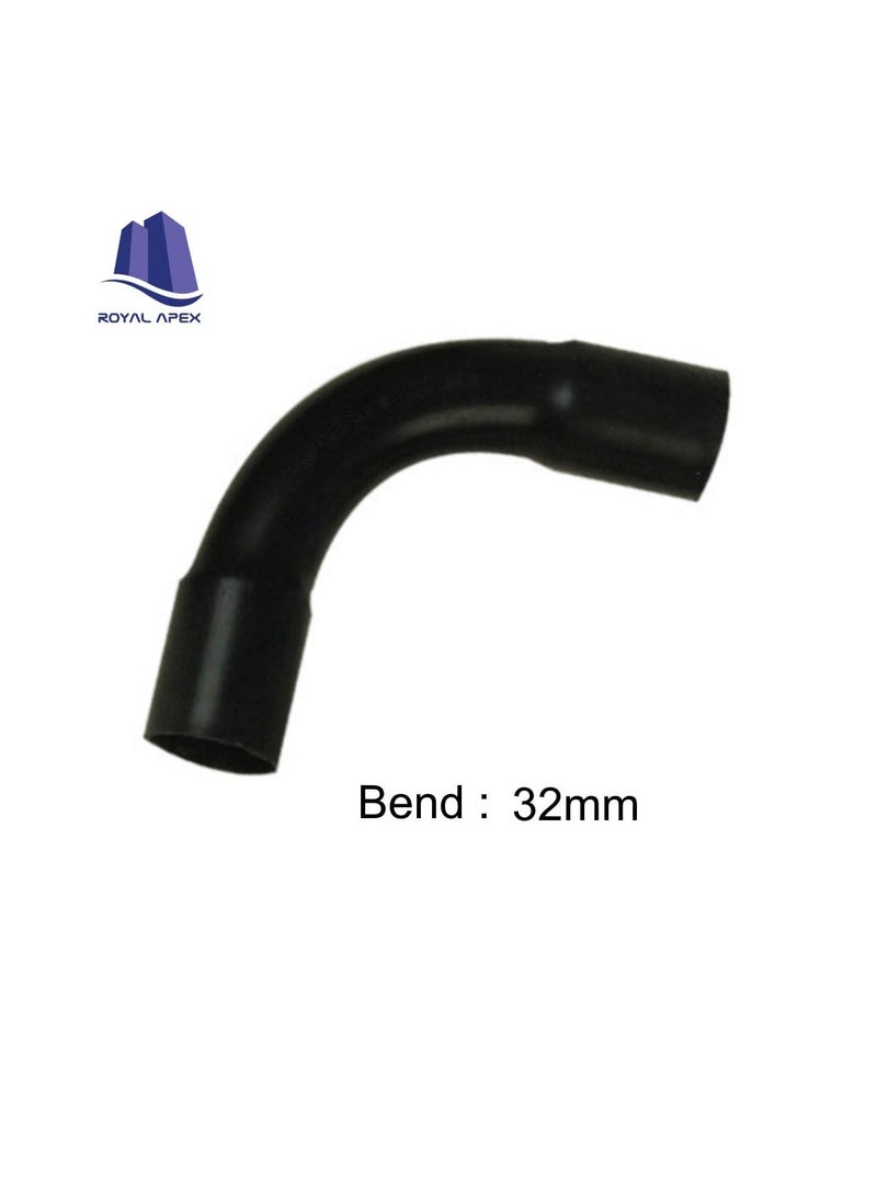 Generic PVC Electrical Conduit Pipe & Fittings for Indoor and Outdoor Electrical Wiring and Cabling (Pack of 10) (32mm, Bend)  - Image 2