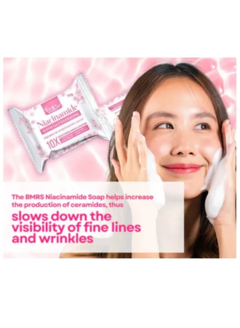 بمارس نياسيناميد مع الجلوتاثيون صابون التبييض الفاخر - Image 2