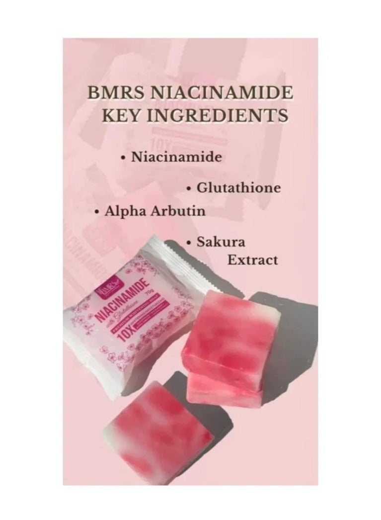 بمارس نياسيناميد مع الجلوتاثيون صابون التبييض الفاخر - Image 3