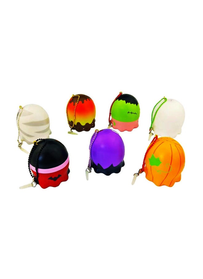 PunimaruPU Foaming Luminous Magnet Cute Slow Squeeze Rebound Simulation Pumpkin Ice Cream Halloween Toy-Color:Ice Cream Ball #4-Specifications:5*5*6cm  - Image 3
