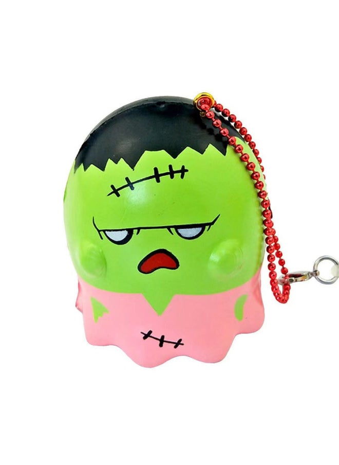 PunimaruPU Foaming Luminous Magnet Cute Slow Squeeze Rebound Simulation Pumpkin Ice Cream Halloween Toy-Color:Ice Cream Ball #4-Specifications:5*5*6cm  - Image 1