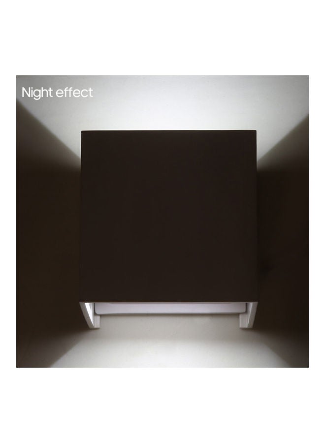 NIBEMINENT Waterproof dimmable square background whole lamp 12W white light White 11*11*11cm - Image 5