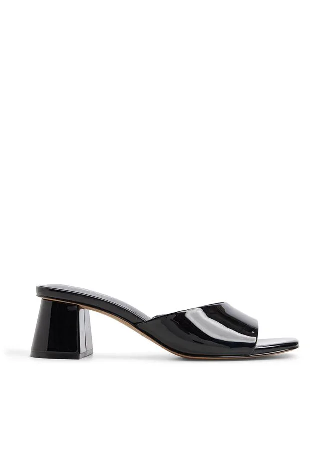 Lanaa Ladies Black Heeled Sandals
