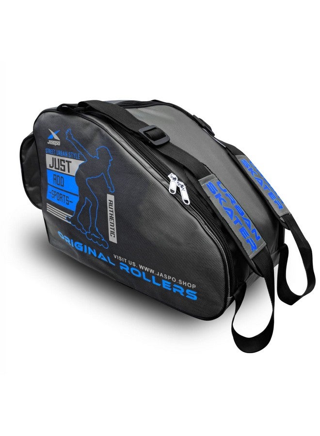 Jaspo Roller Skates,Inline Skates,Quad Skating Bag (12X11X9) Inch (Skates Bag) (Grey Blue)  - Image 1