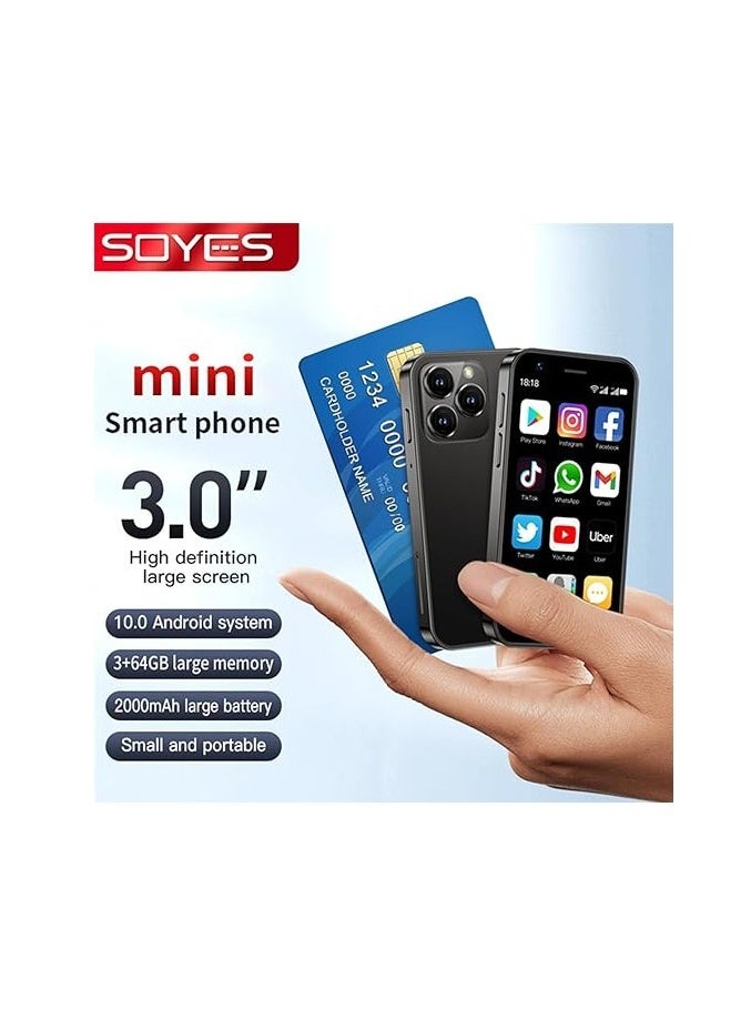 SOYES XS15 3G Mini Smartphone, Dual SIM, WiFi, 3 Inch HD Screen, 2GB RAM, 16GB ROM, 1000mAh Battery, Pocket Phone (Pink)  - Image 2