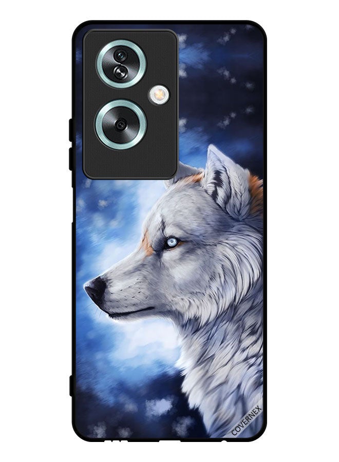 Covernex Protective Case Cover For Oppo A2 Wolf Paint Art - Image 1