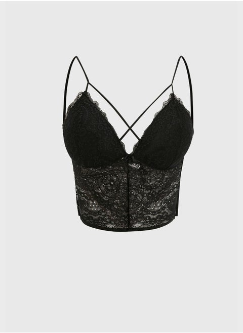 Strappy Lace Bra