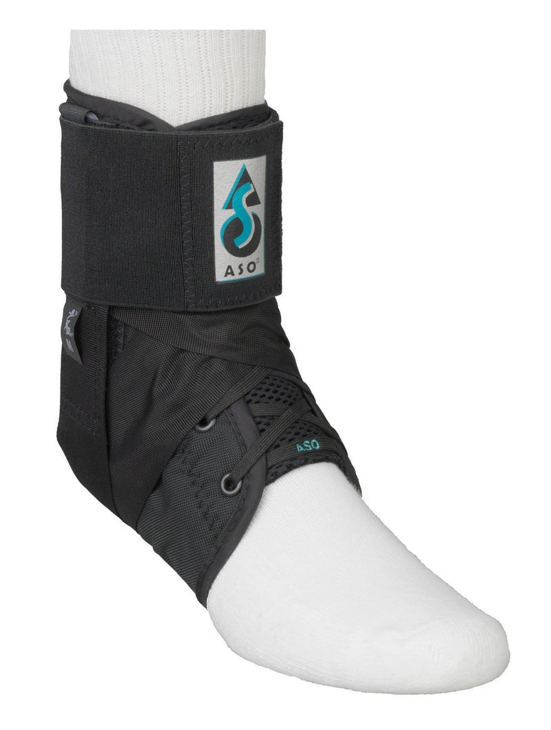 ASO Ankle Stabilizing Orthosis w/inserts (Large - Black) - Image 1