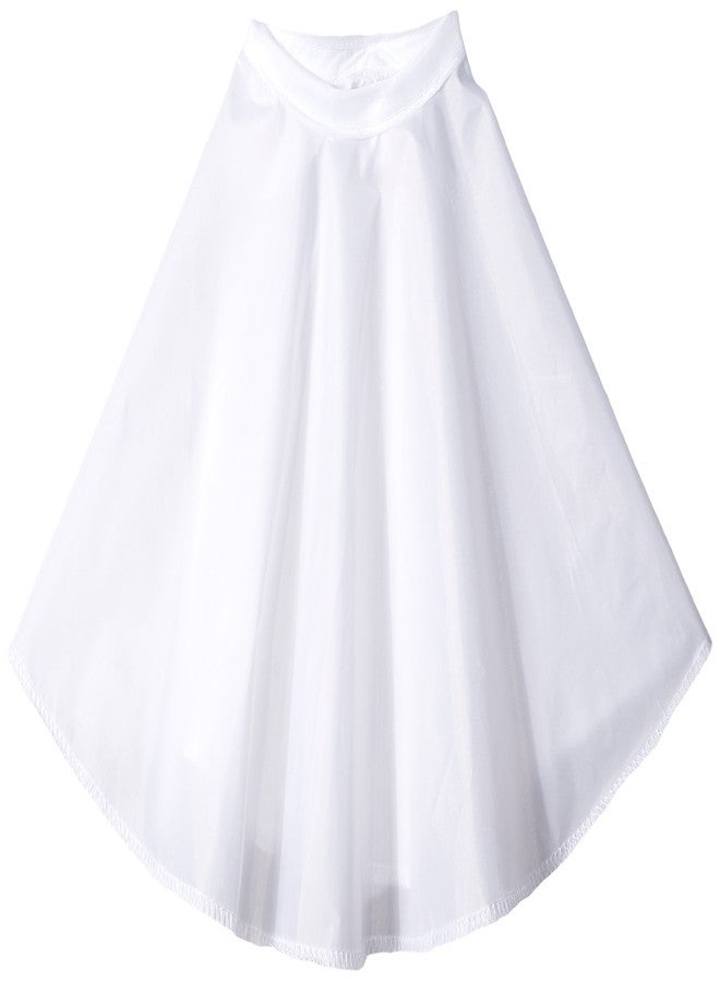 غطاء مكياج من النايلون من سكالب ماستر، أبيض اللون مع شريط لاصق