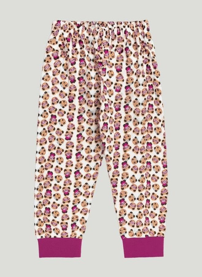 Kidbea Kids Animal Printed Round Neck Full Sleeve Top & Joggers Night Suit - Image 4