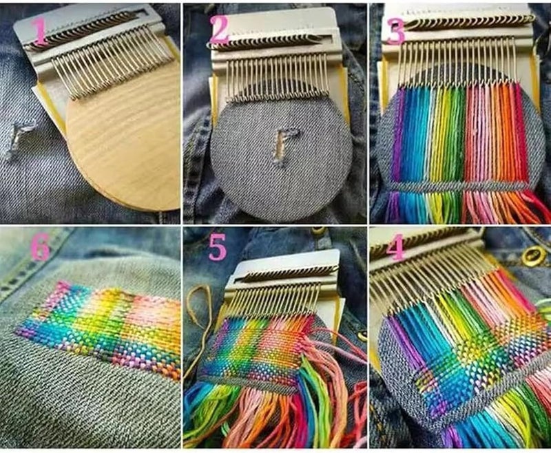 Knit Mending Kit with 14 Hooks 14 Needles 50 Color Threads for Fabric Cloth Sweater - Image 5