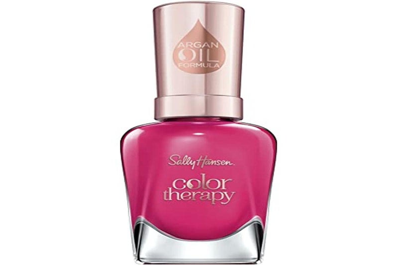 Sally Hansen Color Therapy Nail Polish, Pampered in Pink, Pack of 1 - Image 1