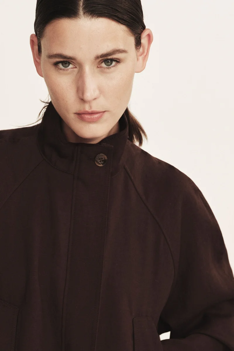 H&M Oversized linen-blend jacket