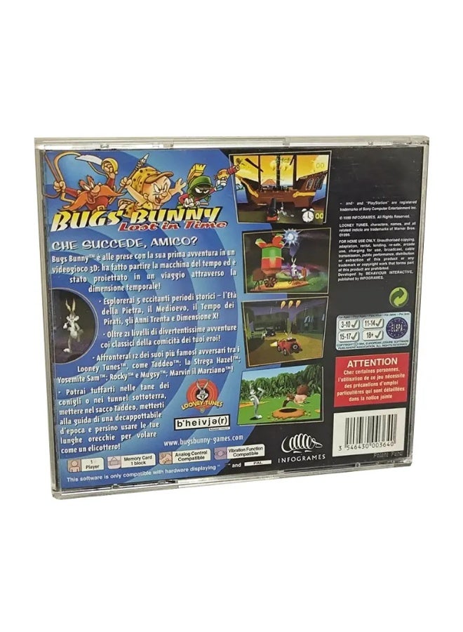 general Bugs Bunny: Lost in Time PAl console game disc box comes with a bonus disc, a retro classic optical drive direct-reading adaptation. - Image 3