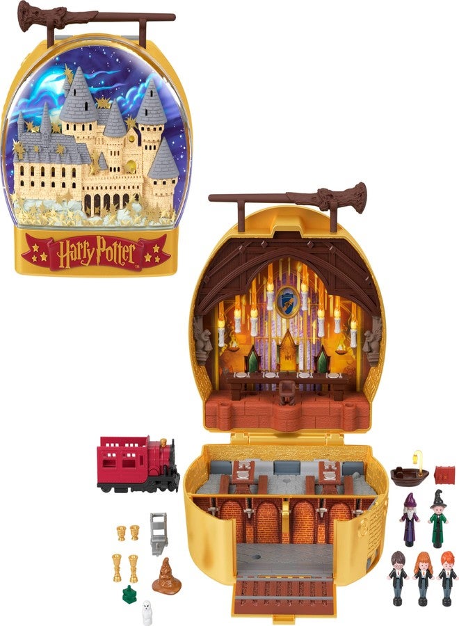 Polly Pocket Collector Playset, Harry Potter Compact with 5 Dolls and 11 Accessories - Image 1