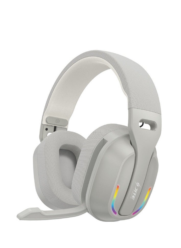 Jite Wireless Headphones, Gaming Computers, Mobile Phones, RGB Luminous Headphones, Bluetooth 5.4, Space Gray  - Image 1