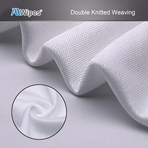 AAWipes Cleanroom Polyester Wipers 4"x4" (Bag of 400 Pcs) Double Knit 100% Polyester Wipes Lint Free Cloths with Ultra-fine Filaments, Laser Sealed Edge, Class 100 Cloths, Ultra-Soft Wipes - Image 2