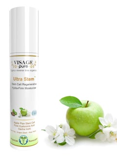 Visage Pure Ultra Stem Regenerative Moisturizer - Organic - Physician Formulated - Research Supported -Natural Extra Strength Stem Cell Moisturizer. Prevents Superficial Wrinkles and Deep Skin Aging  - Image 1
