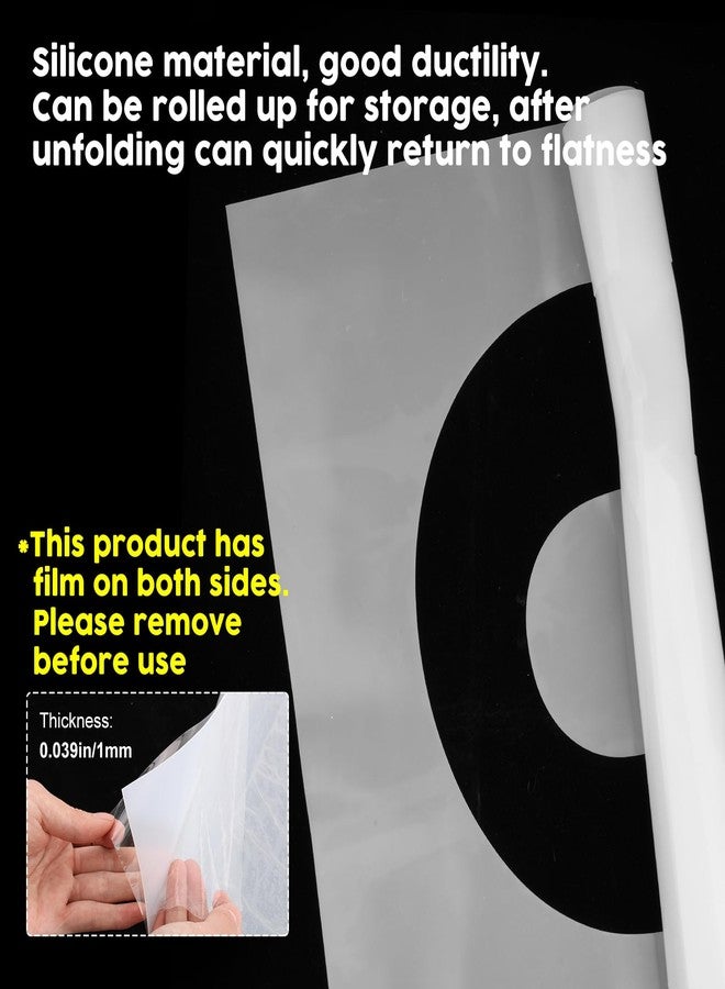 CODOHI Stop Stencil, 24" Tall Letters for Pavement - Foldable Silicone Reusable Stencil for Asphalt & Concrete - 32"x82" Outer Size, 1mm Thickness - Ideal for Painting Stop Signs & Pavement Lines - Image 3