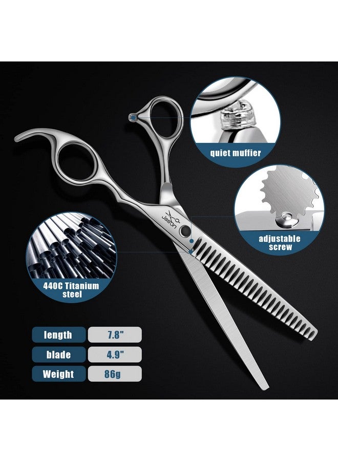 جيسون مقص احترافي للعناية بالكلاب من جيسون، مقاس 7.5 بوصة، مصنوع من الفولاذ المقاوم للصدأ الياباني، مناسب لمصففي شعر الحيوانات الأليفة - Image 3