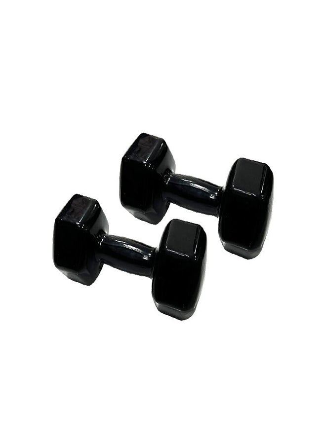 York Hex Vinyl Dumbbell 5Kg Black Db2121
