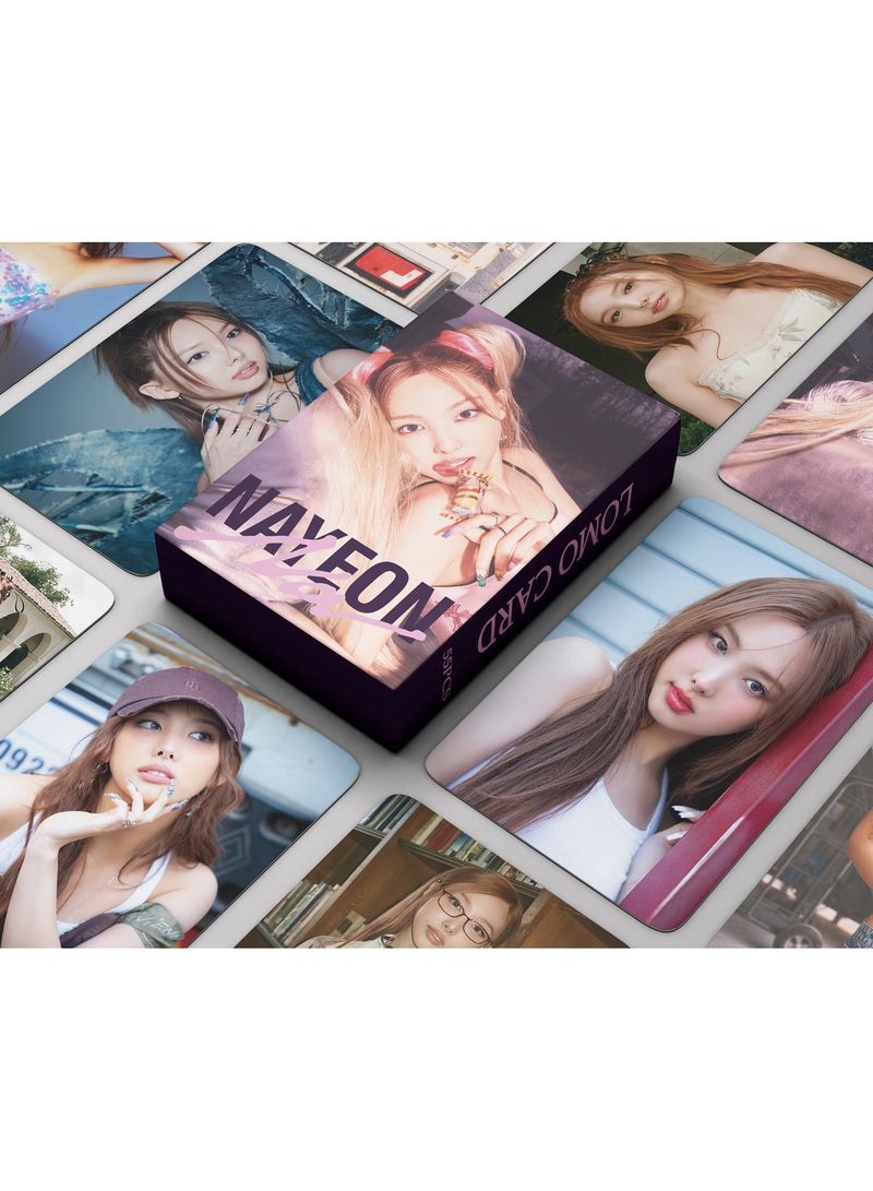 EHOME 55PCS TWICE Member NAYEON Photo Card TWICE ABCD Lomo Card - Image 1