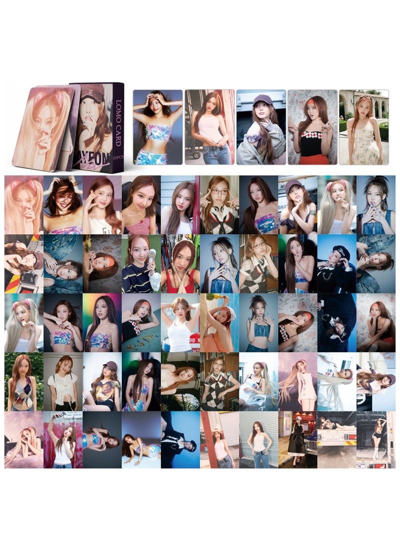 EHOME 55PCS TWICE Member NAYEON Photo Card TWICE ABCD Lomo Card - Image 2