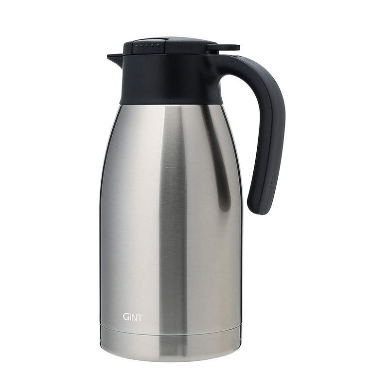GiNT GiNT 64Oz Thermal Coffee Carafe Insulated Stainless Steel Coffee Carafes for Keeping HotDouble Walled Vacuum Thermal Carafe Silver 19L 