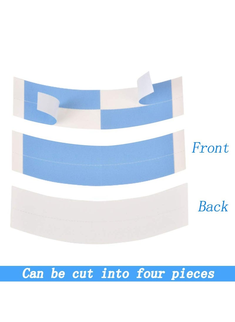 Fanski - Wig Tape Strips，36 Pieces Water-Proof Strong Adhesive Double Sided Lace Wigs Tape (Blue Color (1/4)) - Image 1