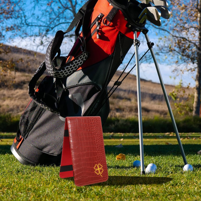 Golfing Recording Scorecard Holder Golfs Record Card Cover Score Keeping Card Holding Cover - Image 2
