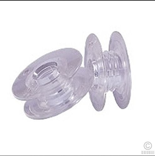 Zenith Clear Plastic 50 Bobbins for Any Automatic Sewing Machines SingerUshaBrother - Image 2