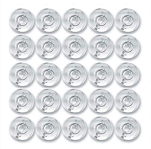 Zenith Clear Plastic 50 Bobbins for Any Automatic Sewing Machines SingerUshaBrother - Image 1