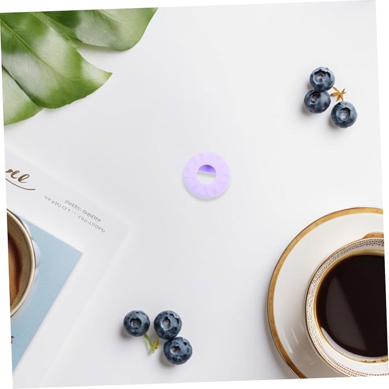 Lavender Silicone Tracer Cover with Secure Pin Attachment for Kids Tracking Protective Case - Image 5