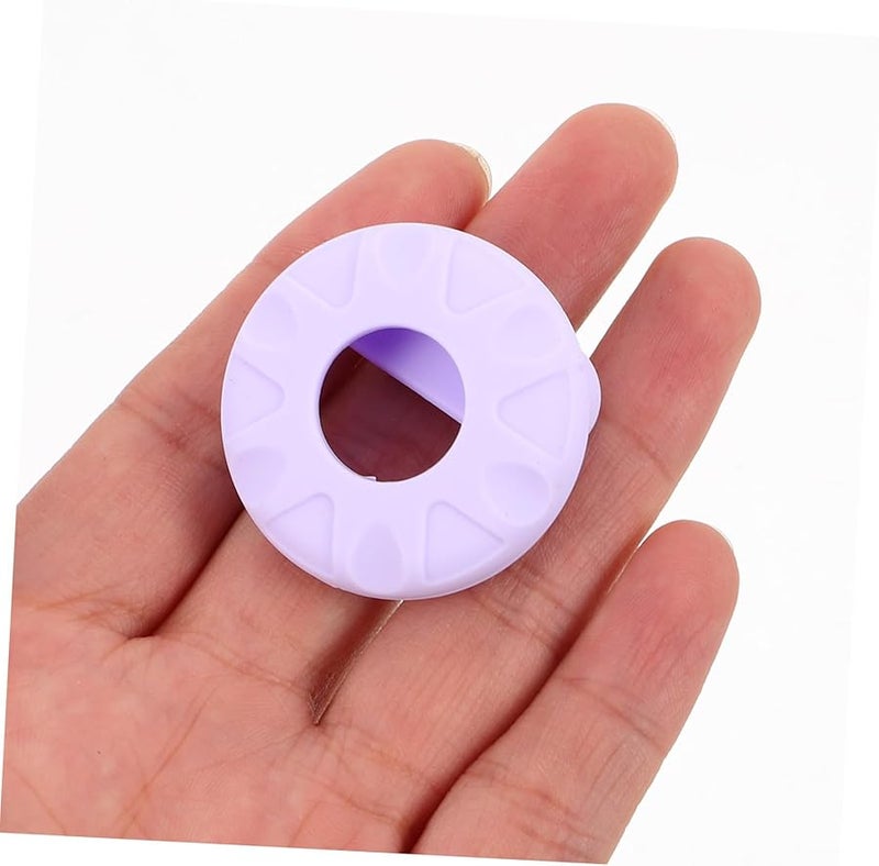 Lavender Silicone Tracer Cover with Secure Pin Attachment for Kids Tracking Protective Case - Image 3