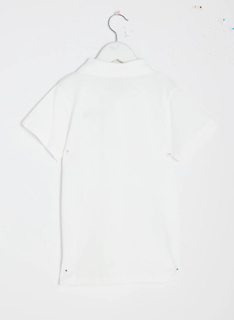 Pinata  Cute Friend Print Cotton Polo Tshirt for Men | Best Price UAE