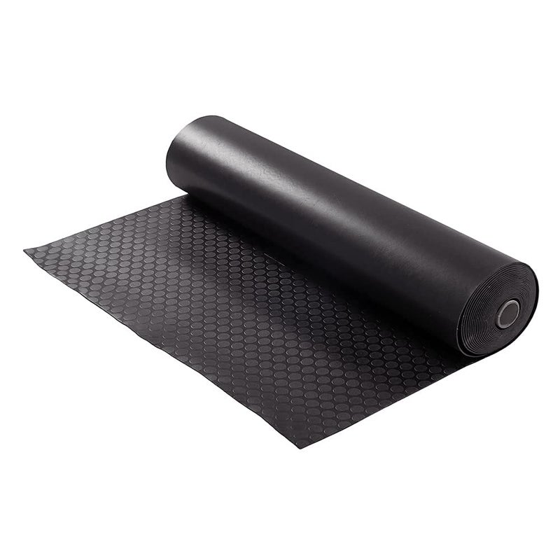 GLOBAL PREMIUM GLOBAL PREMIUM Electrical Insulation Rubber Mat 11KV Class B1x1 Meter 25mm Thickness Black AntiSkid Multipurpose Shock Proof Mat ISI Certified  - Image 1