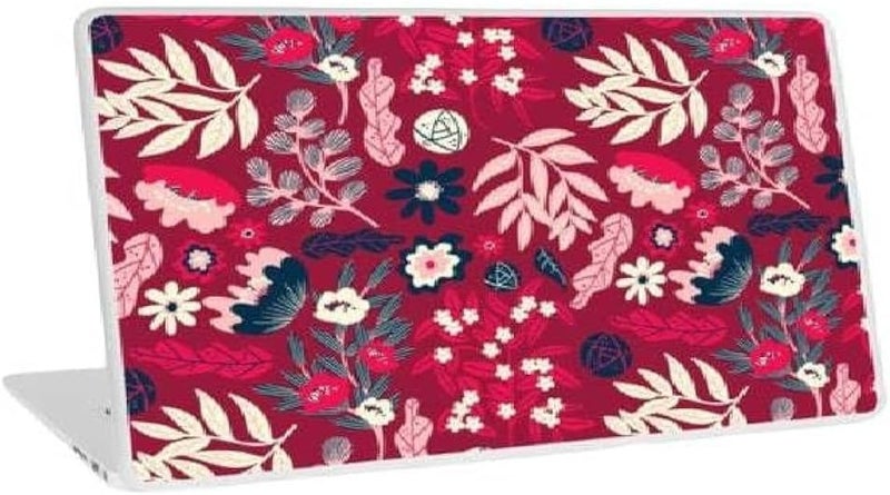 ARS Floral Pattern Protective Laptop Skin Cover